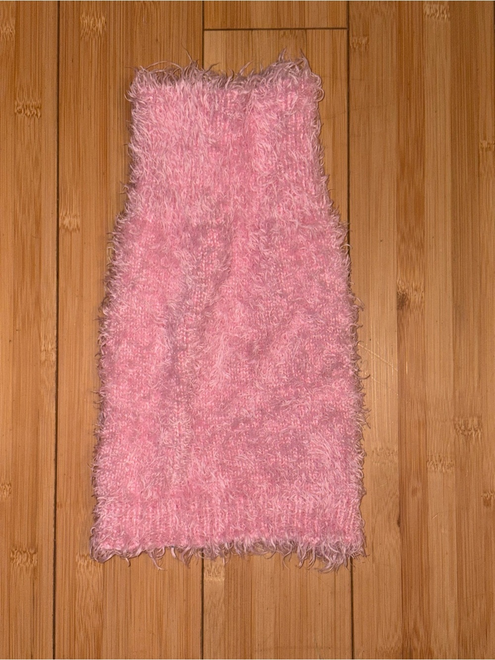 Soft Baby Pink Fuzzy Knit Turtle Neck Sweater!